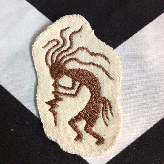 EMBROIDERED PATCH- KOKOPELLI 1