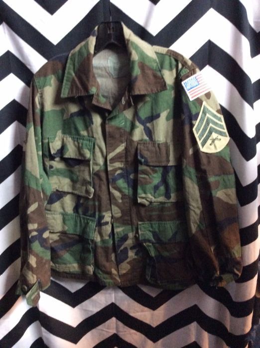 CLASSIC CAMO JACKET 4 POCKET PATCHES SMALL FIT 1