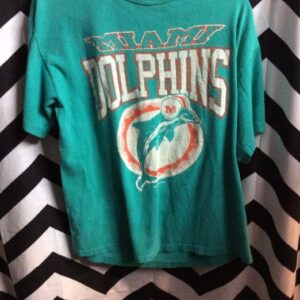 Photo detail:RETRO STARTER T-SHIRT - MIAMI DOLPHINS