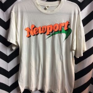 Photo detail:NEWPORT CIGARETTES T-SHIRT - NEON