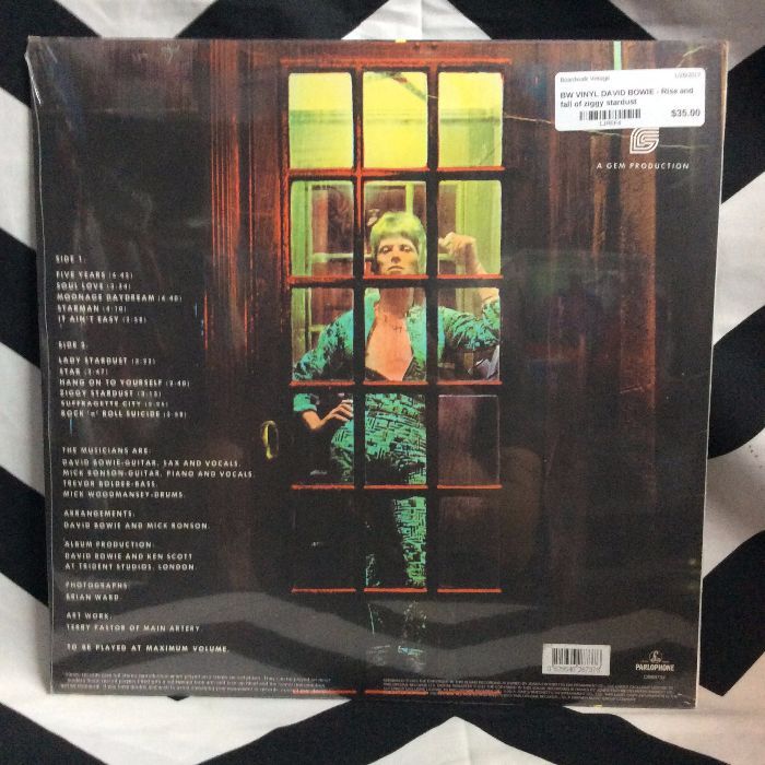 BW VINYL DAVID BOWIE - Rise and fall of ziggy stardust 2