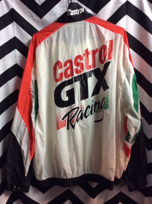 CASTROL GTX Racing Team Windbreaker *As is 1