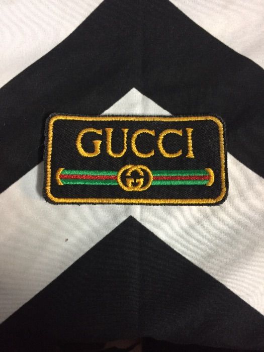 EMBROIDERED PATCH- GUCCI LOGO 1