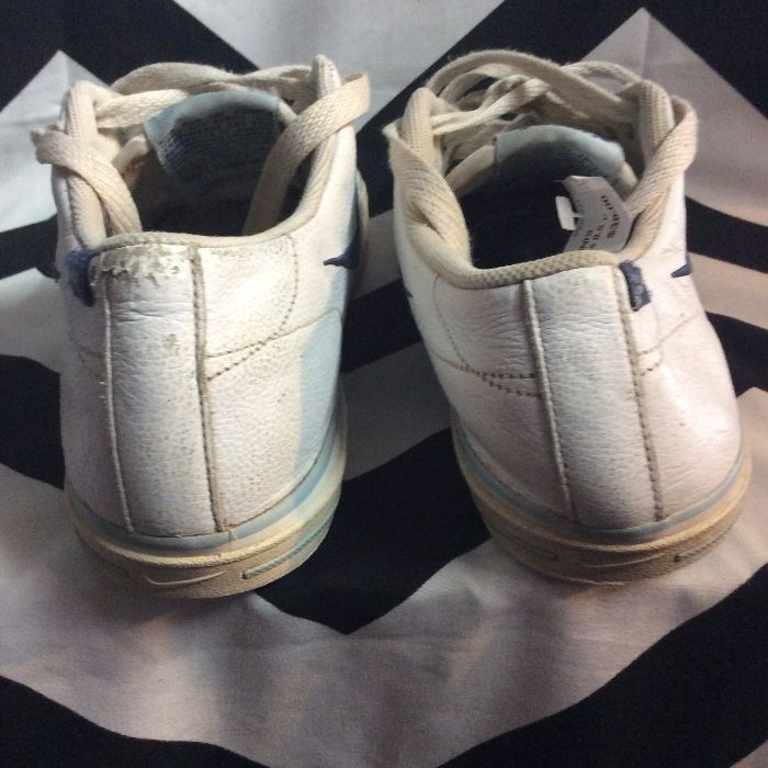 Retro Nike Tennis Shoes – Leather – Swoosh On Sides | Boardwalk Vintage