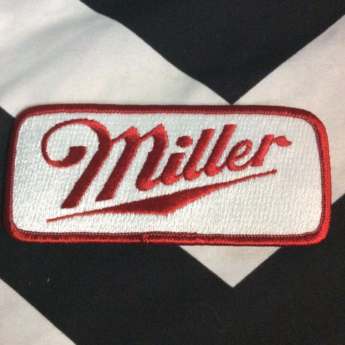LARGE MILLER HIGH LIFE PATCHES RECTANGLE 1