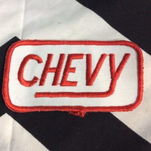 PATCH CHEVY UNDERLINE Y RED *deadstock 1