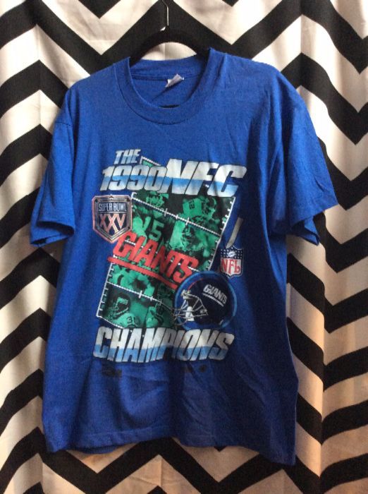 1990 T-shirts – Giants – Nfc Champions – Nfl | Boardwalk Vintage