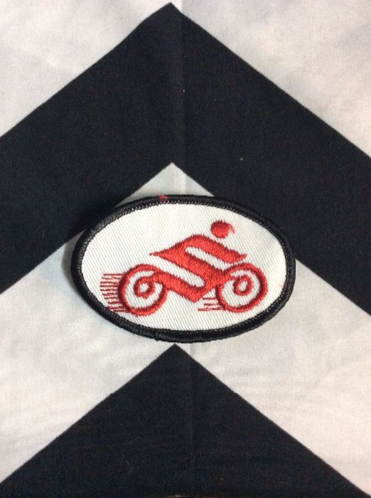 *Deadstock Suzuki S MOTORCYCLE OVAL PATCH *old stock 1