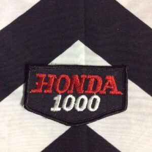 Photo detail:EMBROIDERED PATCH - HONDA 1000