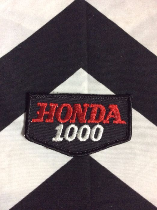 *Deadstock Honda 1000 Patch Black red Patch *old stock 1