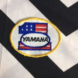 Photo detail:EMBROiDERED PATCH - YAMAHA #1 - OVAL SHAPE