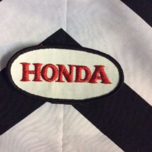 *Deadstock HONDA Logo OVAL classic patch *old stock 1