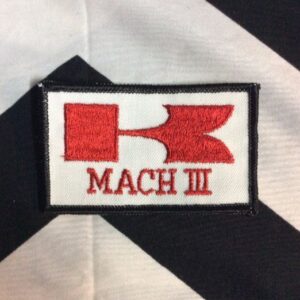 Photo detail:EMBROIDERED PATCH - K MACH III RECTANGLE SHAPE