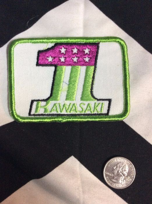 *USED* Kawasaki 125 Green Sew-on Patch 