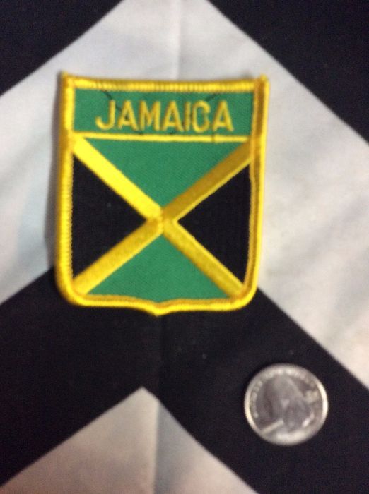 *Deadstock Jamaica Flag Emblem Crest *old stock 1
