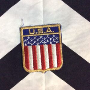 Photo detail:EMBROIDERED PATCH - EMBLEM - USA FLAG DESIGN