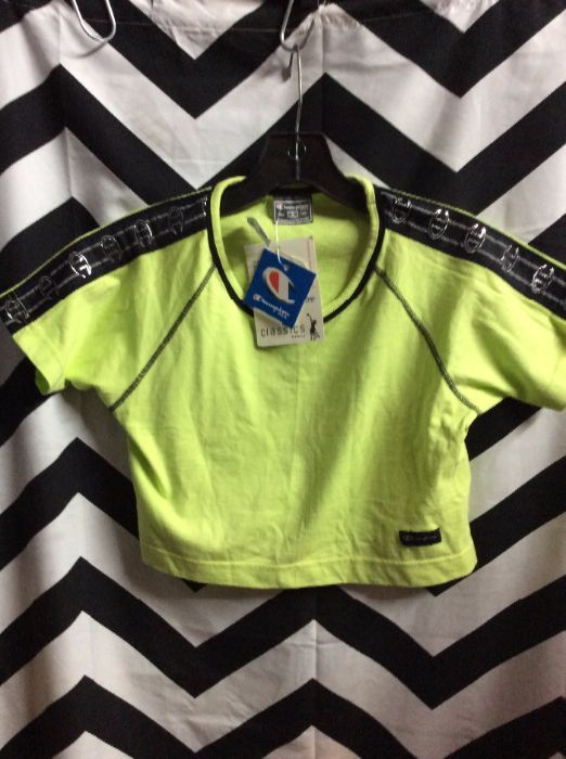 NOS NWT *deadstock SS baby tee 1990s CHAMPION CROPPED TOP 1