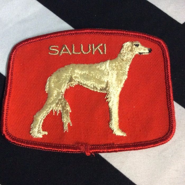Patch- DOGS- Saluki Breed Red *deadstock *old stock 1