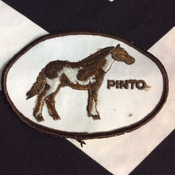 Patch- PINTO HORSE *deadstock *old stock 1