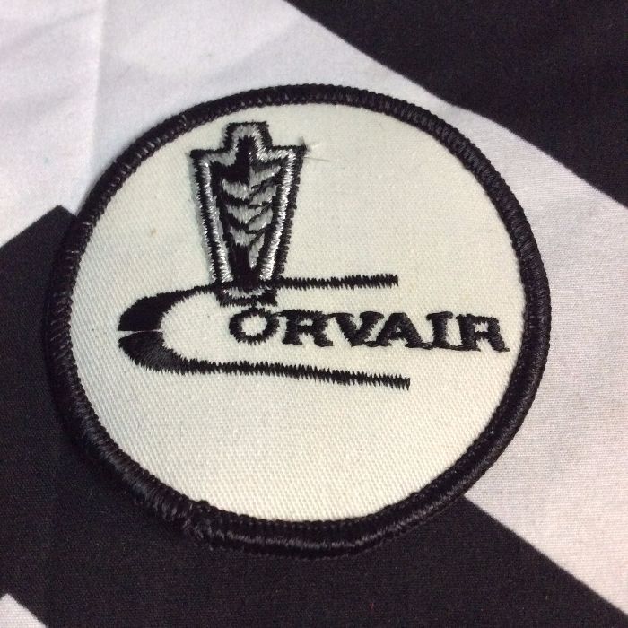 Patch- RETRO Corvair Logo Emblem Silver *old stock 1