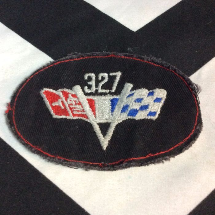 PATCH- RACING FLAG 327 *OLD STOCK 1
