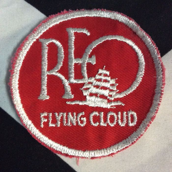 Patch- REO FLYING CLOUD Red *deadstock *old stock 1