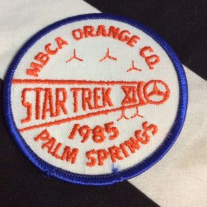 Patch- STAR TREK 1985 PALM SPRINGS *deadstock *old stock 1