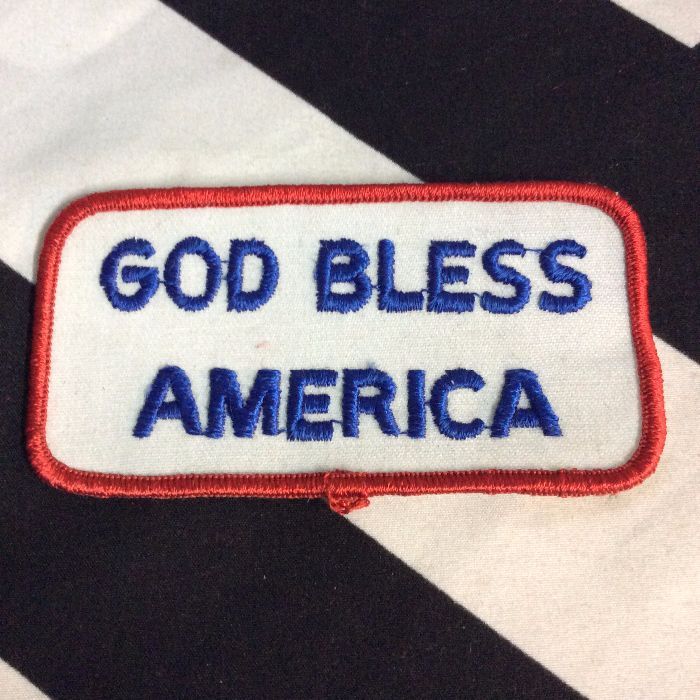 Patch- GOD BLESS AMERICA *old stock 1