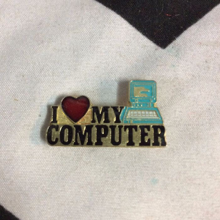 BW PIN - I LOVE MY COMPUTER 1