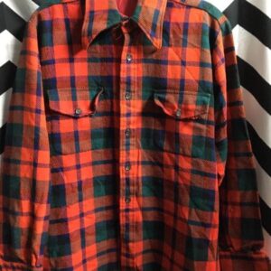 Photo detail:FLANNEL SHIRT - WOOL - PLAID DESIGN