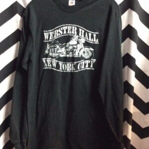 Photo detail:T-SHIRT – WEBSTER HALL – NEW YORK CITY – MOTORCYCLE GRAPHIC