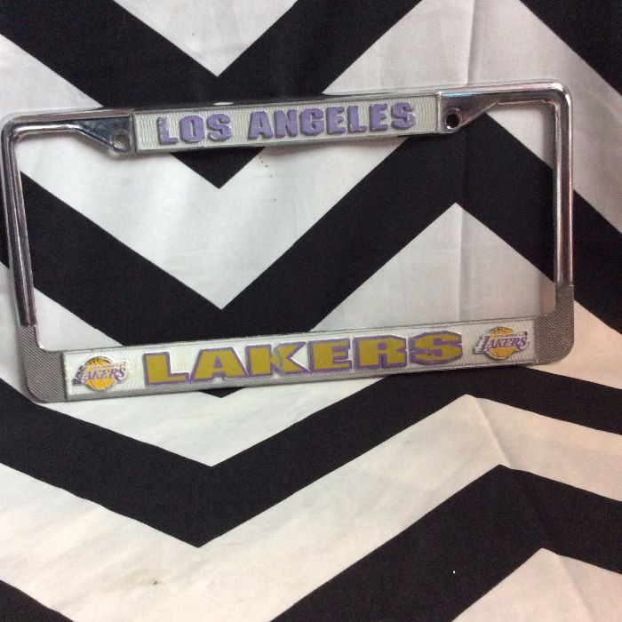 LICENSE PLATE COVERS- LA Lakers 1