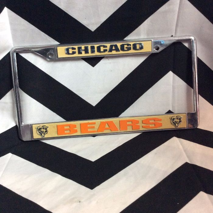 LICENSE PLATE COVERS- Chicago BEARS 1