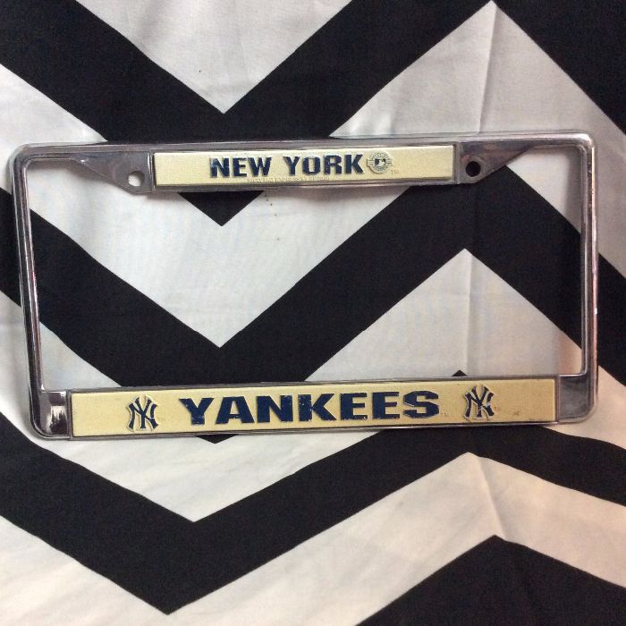 LICENSE PLATE COVERS- NY Yankees 1
