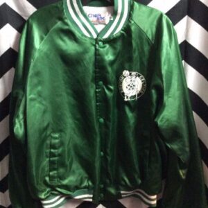 Photo detail:BASEBALL STYLE JACKET - SATIN - BOSTON CELTICS - NBA