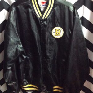 Photo detail:BASEBALL STYLE JACKET - SATIN - BOSTON BRUINS - NHL