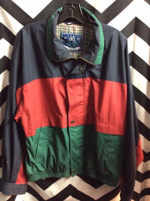 Only Windbreaker Jacket – Color Design – Gucci Colors | Boardwalk Vintage