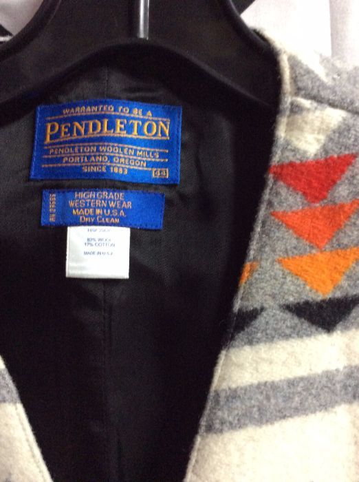 Vest – Pendleton – Wool – Navajo Pattern | Boardwalk Vintage