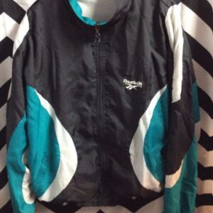 Photo detail:REEBOK WINDBREAKER JACKET - ZIP-UP - COLOR BLOCK DESIGN