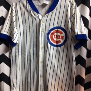 Photo detail:BASEBALL JERSEY - COTTON - CHICAGO CUBS - DICLAUDIO #8 - PINSTRIPED