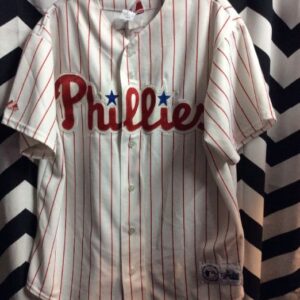 Photo detail:BASEBALL JERSEY - PHILLIES - BURRELL #5 - PINSTRIPED