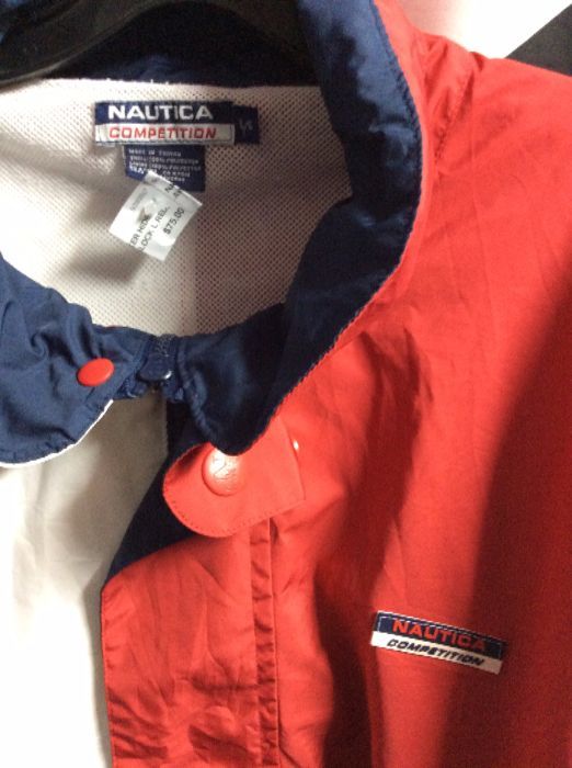 Nautica Windbreaker Jacket – Zip-up – Team N Usa – Hide Away Hood ...