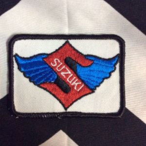*Deadstock Suzuki EMBLEM Wings Square Patch *old stock 1