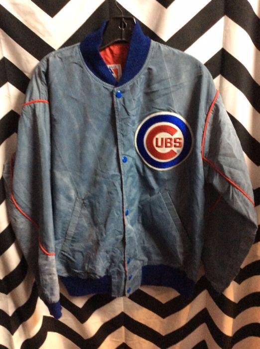 Thin Acidwash MLB Chicago Cubs Starter jacket 1