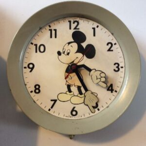 Photo detail:RETRO WALL CLOCK - MICKEY MOUSE - ELECTRIC