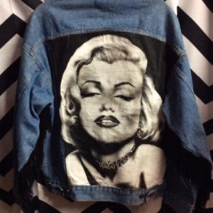 1985 Marilyn Monroe Hand Painted Denim Jacket *Custom 1