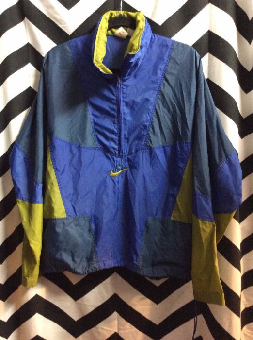 Nike Windbreaker Jacket – Pullover – 3/4 Zip – Concealed Hood – Color ...