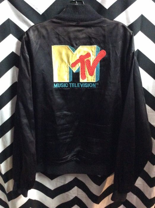 MTV satin button up jacket 1