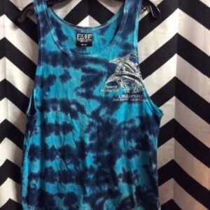 Photo detail:TANK TOP - TIE-DYE - PRESERVE MARINE LIFE GRAPHIC