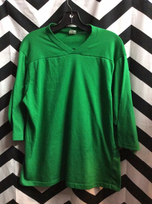 TSHIRT Green Vintage Jersey Cut Style 1